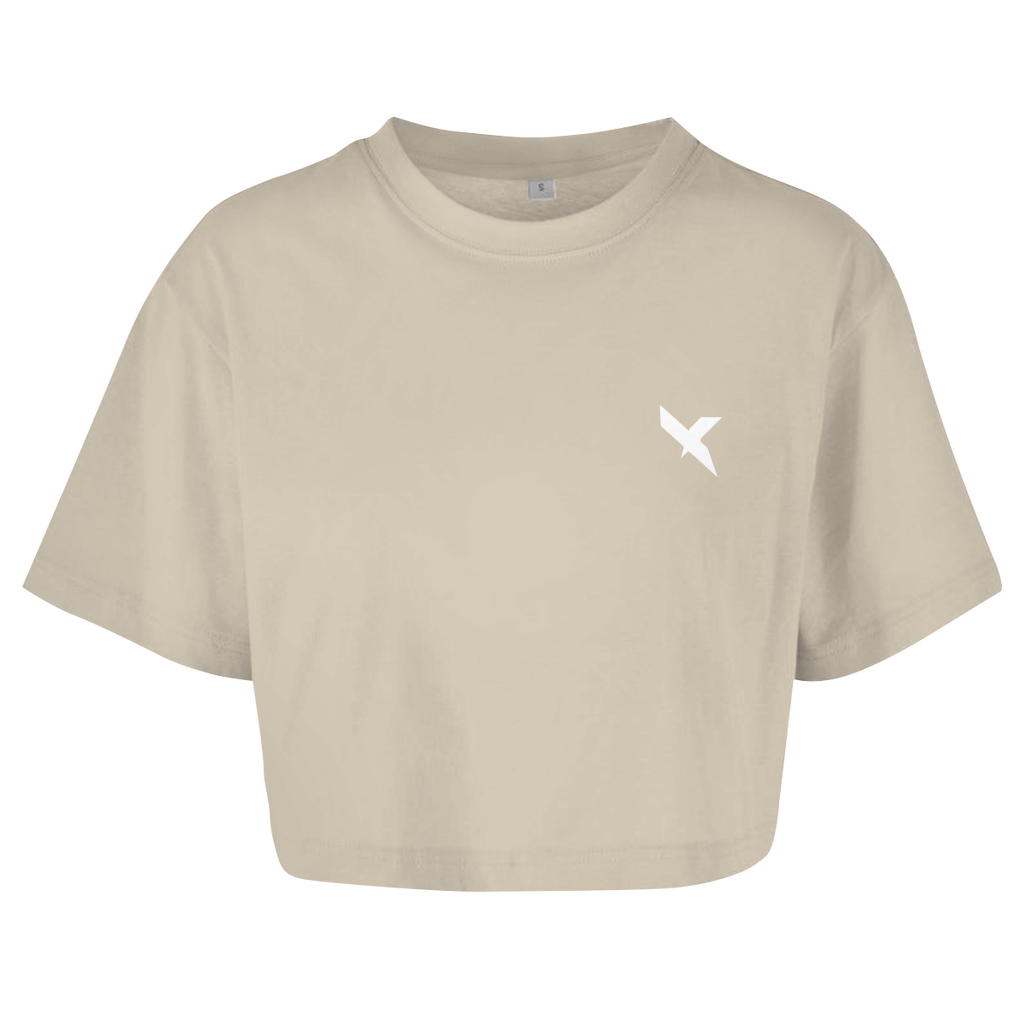 LEA OVERSIZED CROP TOP SAND