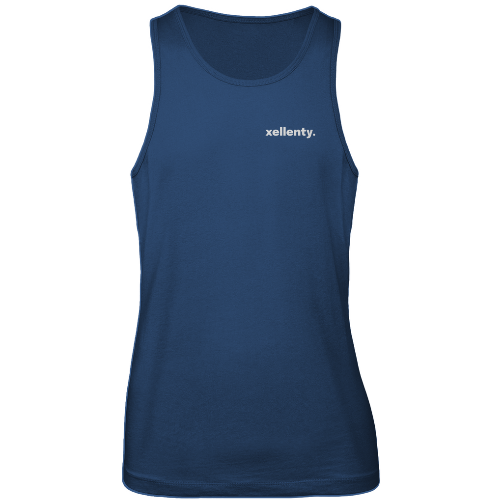 LETTERING TANK TOP BLUE