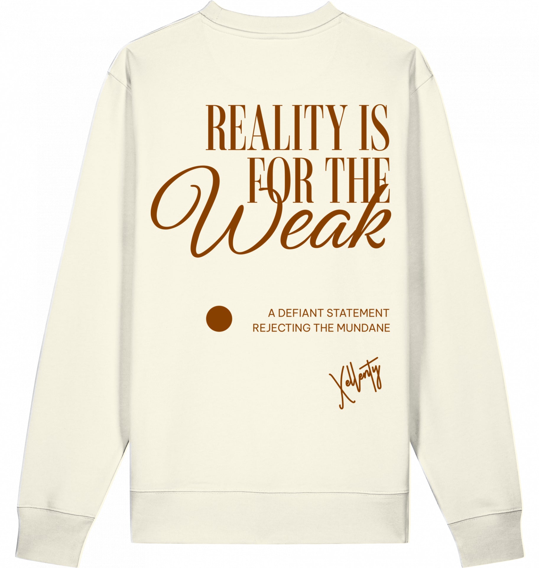 NEVER SETTLE ICONIC BIO SWEATER