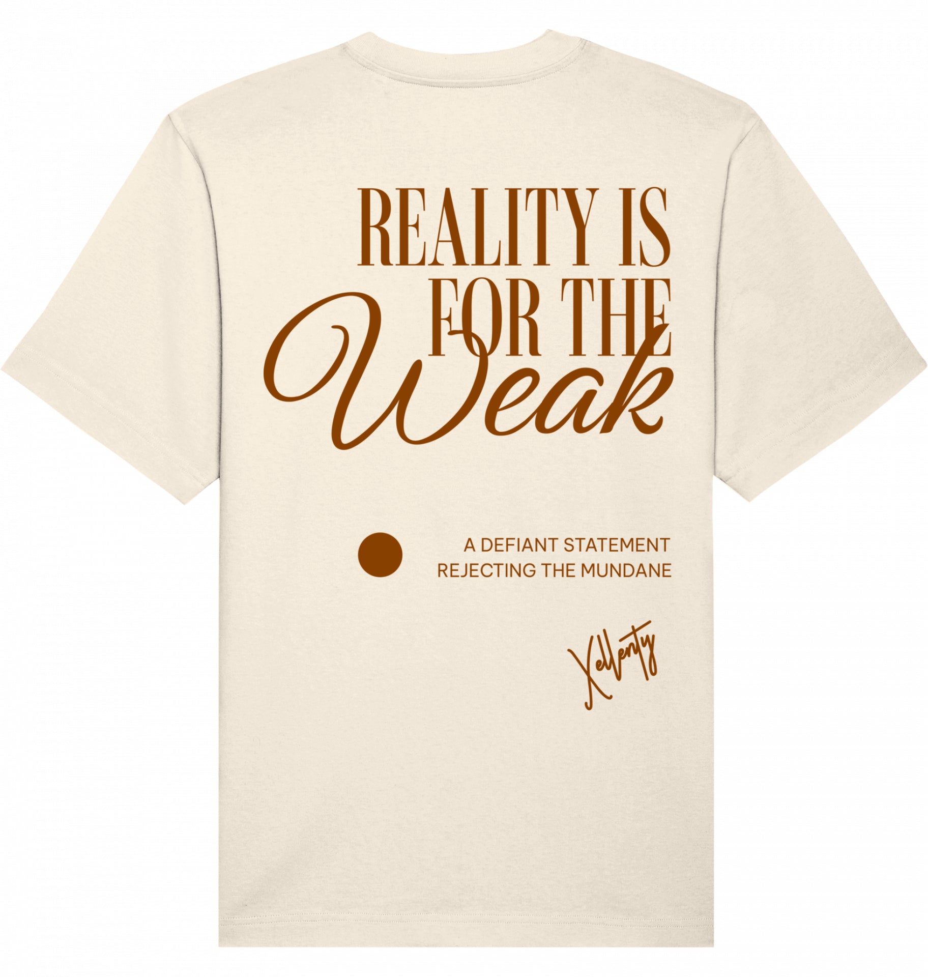 NEVER SETTLE OVERSIZED BIO TEE