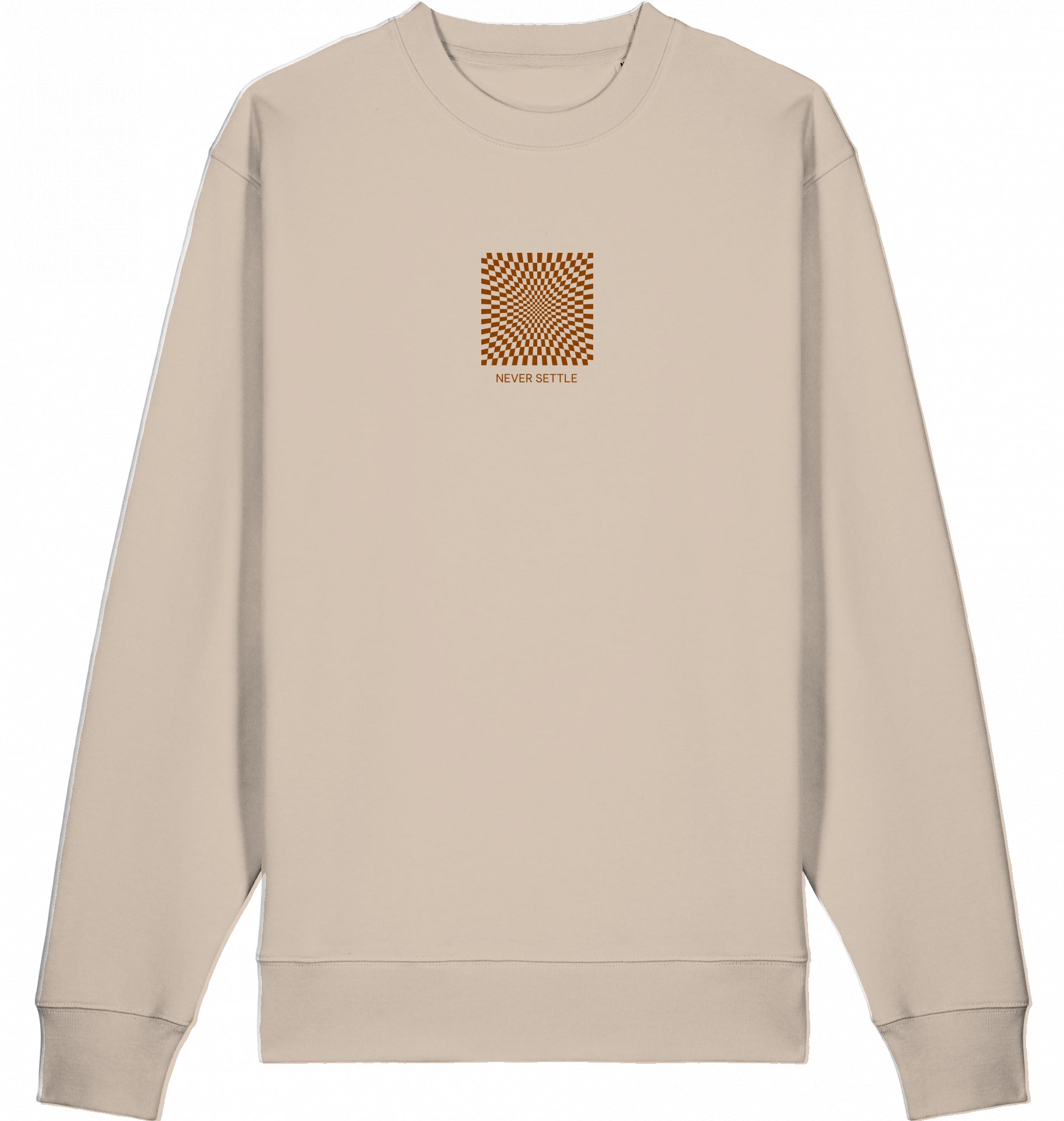 NEVER SETTLE ICONIC BIO SWEATER