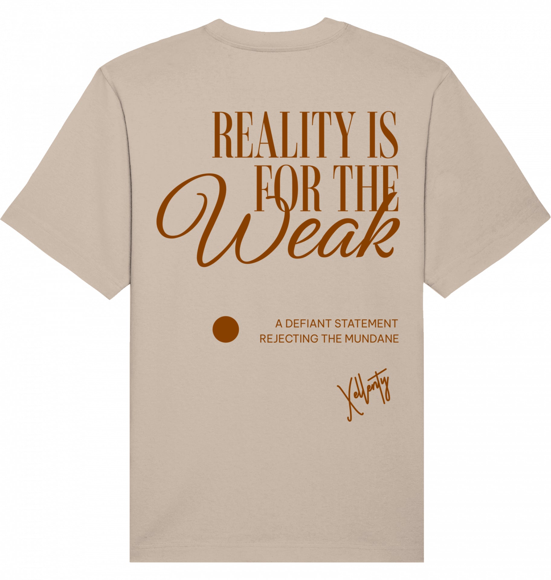 NEVER SETTLE OVERSIZED BIO TEE