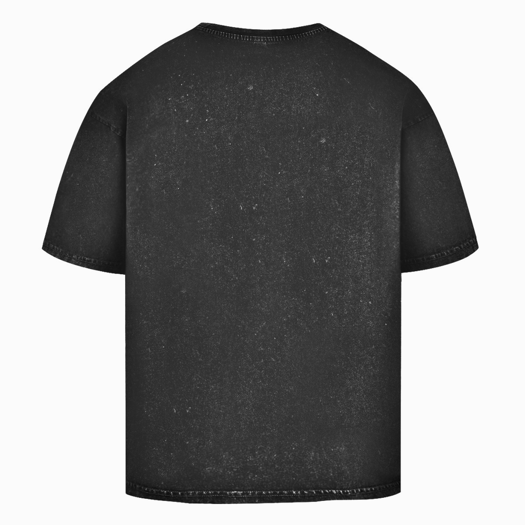 LETTERING OVERSIZED WASHED TEE BLACK