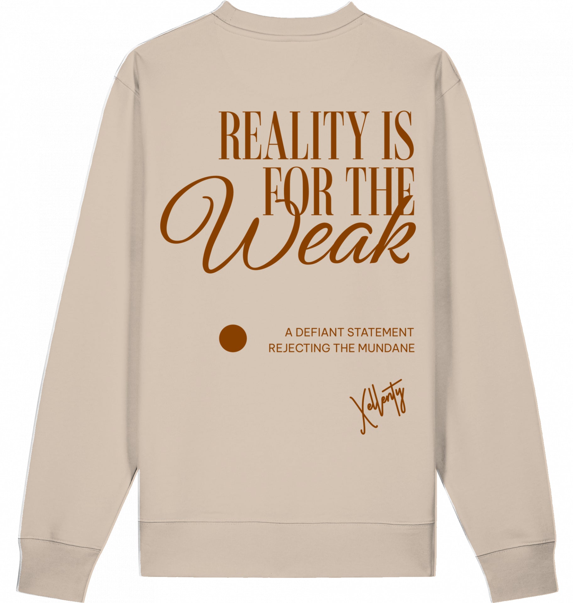 NEVER SETTLE ICONIC BIO SWEATER